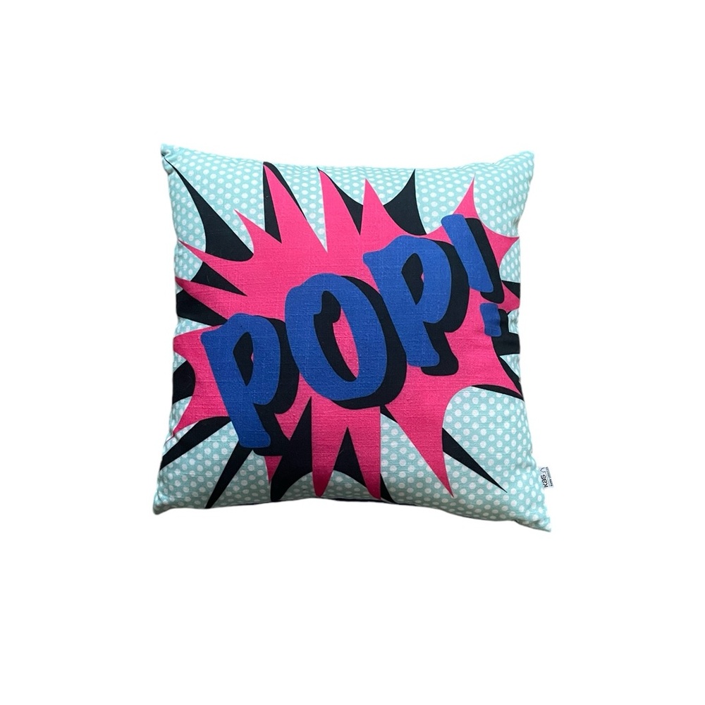 Graphic Pillow New, no tag
